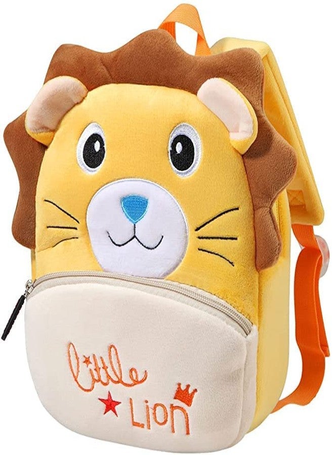Delicado Backpack for Kids, Cute Small Toddler Kids Preschool Backpack Original Cartoon Mini children Nursery/School/Picnic/Travelling Bag for Baby Boy/Girl Age, 1-5 Years (Yellow Little Lion) - Image 1